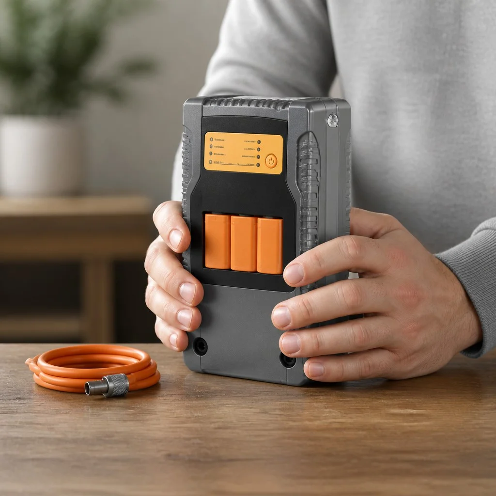 Газово-електричний обігрівач Domotec MS-6607 4200 Вт • Підлоговий інфрачервоний обігрівач на пропан-бутані з кварцовими нагрівачами 1200 Вт, п'єзопідпалом і колесами для дачі та гаража