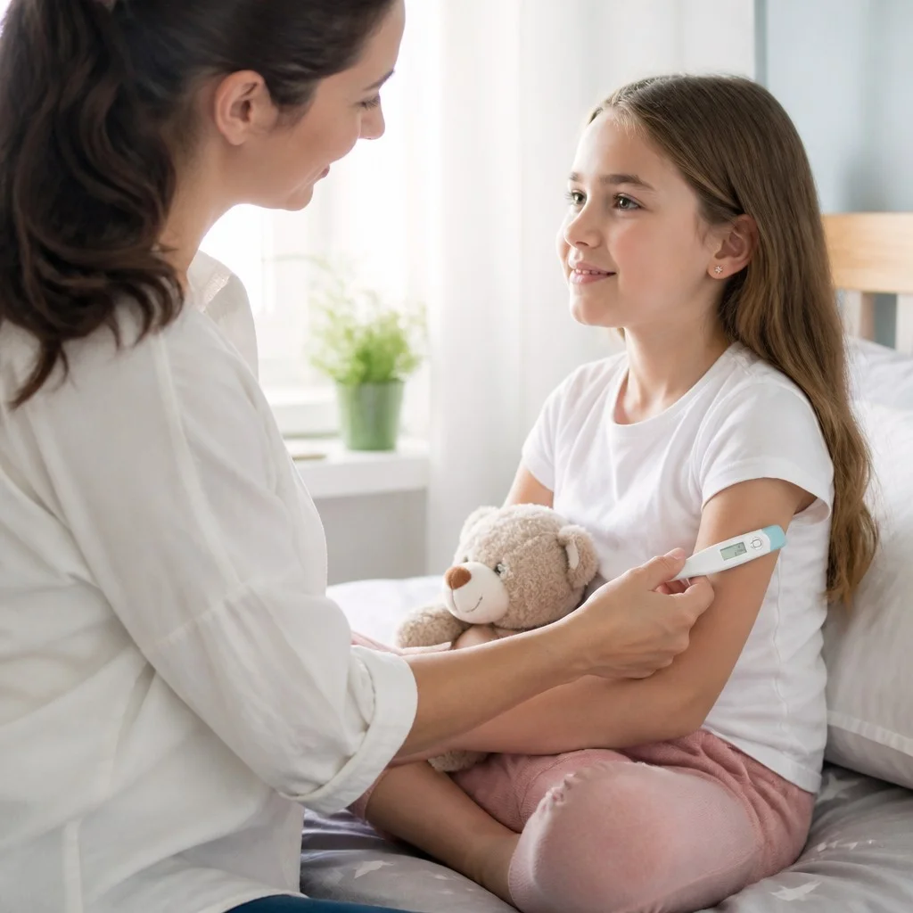 Электронный термометр Babyly BLIP-2 BL-1020 • Цифровой контактный градусник для измерения температуры тела, подмышечно и ректально, с LCD-дисплеем